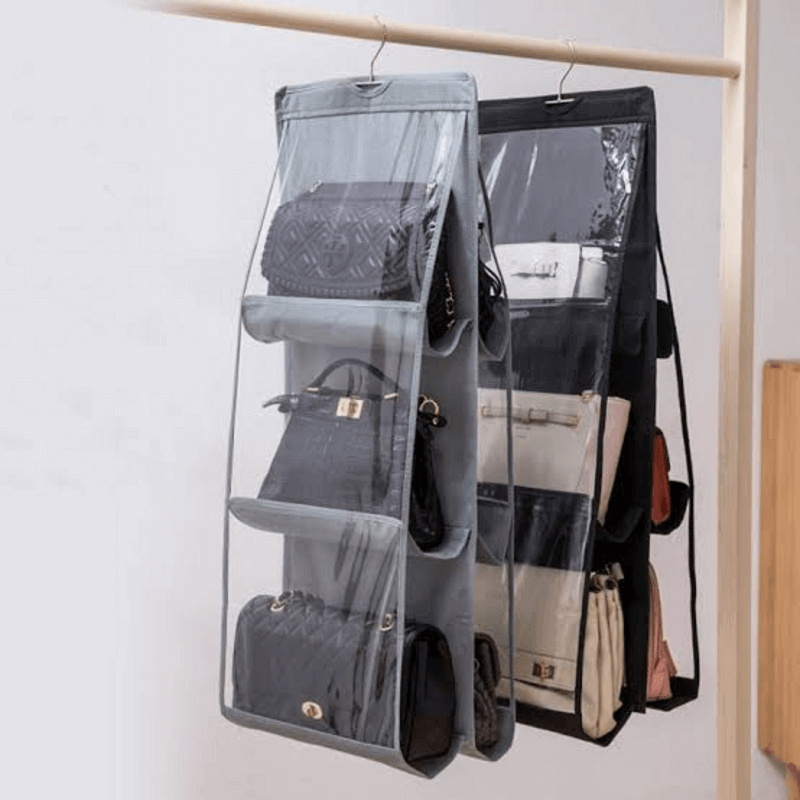 6 Pockets Multi-Functional Hanging Purse Organizer KSA DROP