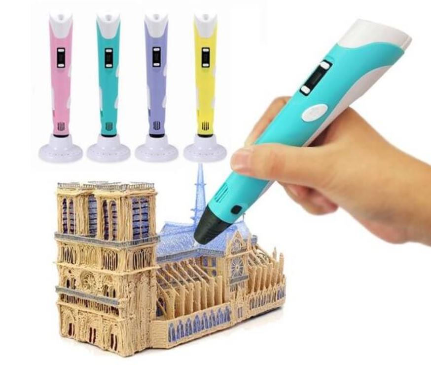 Intelligent 3d Pen With Led Display KSA DROP