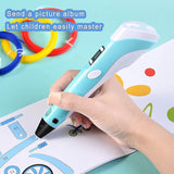 Intelligent 3d Pen With Led Display KSA DROP