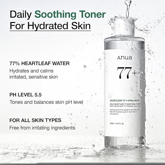 Anua Heartleaf 77 Soothing Toner KSA DROP