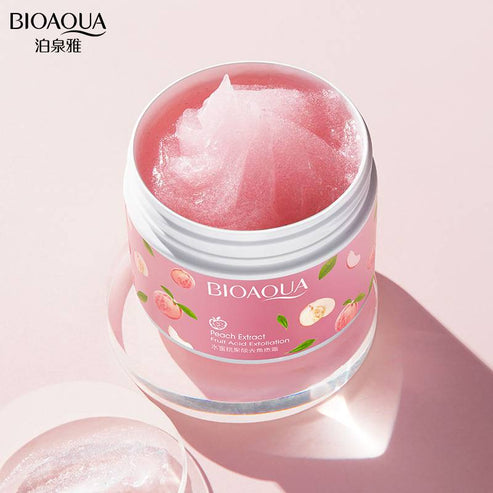 Bioaqua Peach Fruit Acid Exfoliating Gel جل التقشير بحمض الخوخ والفواكه من بيواكوا saudiessentials