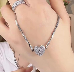 Heart Shaped Magnetic Necklace KSA DROP