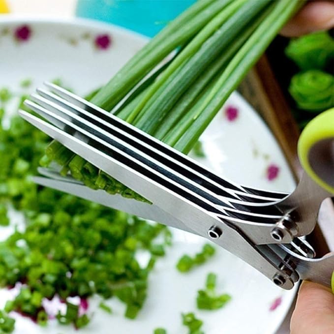 5 Blade Kitchen Salad Scissors KSA DROP