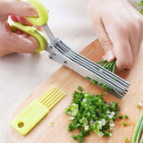 5 Blade Kitchen Salad Scissors KSA DROP