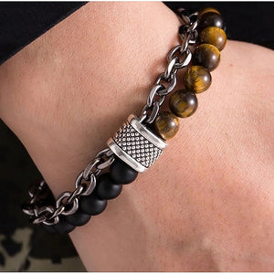 Beaded Chain Bracelet for Men & Women KSA DROP